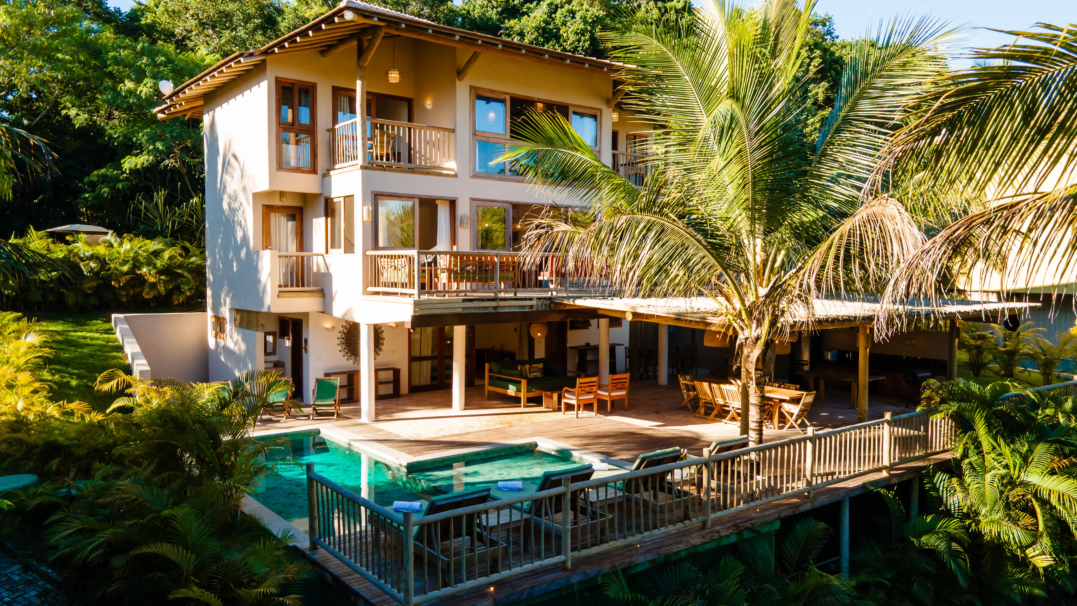 Casa 20 - Fassade mit Pool